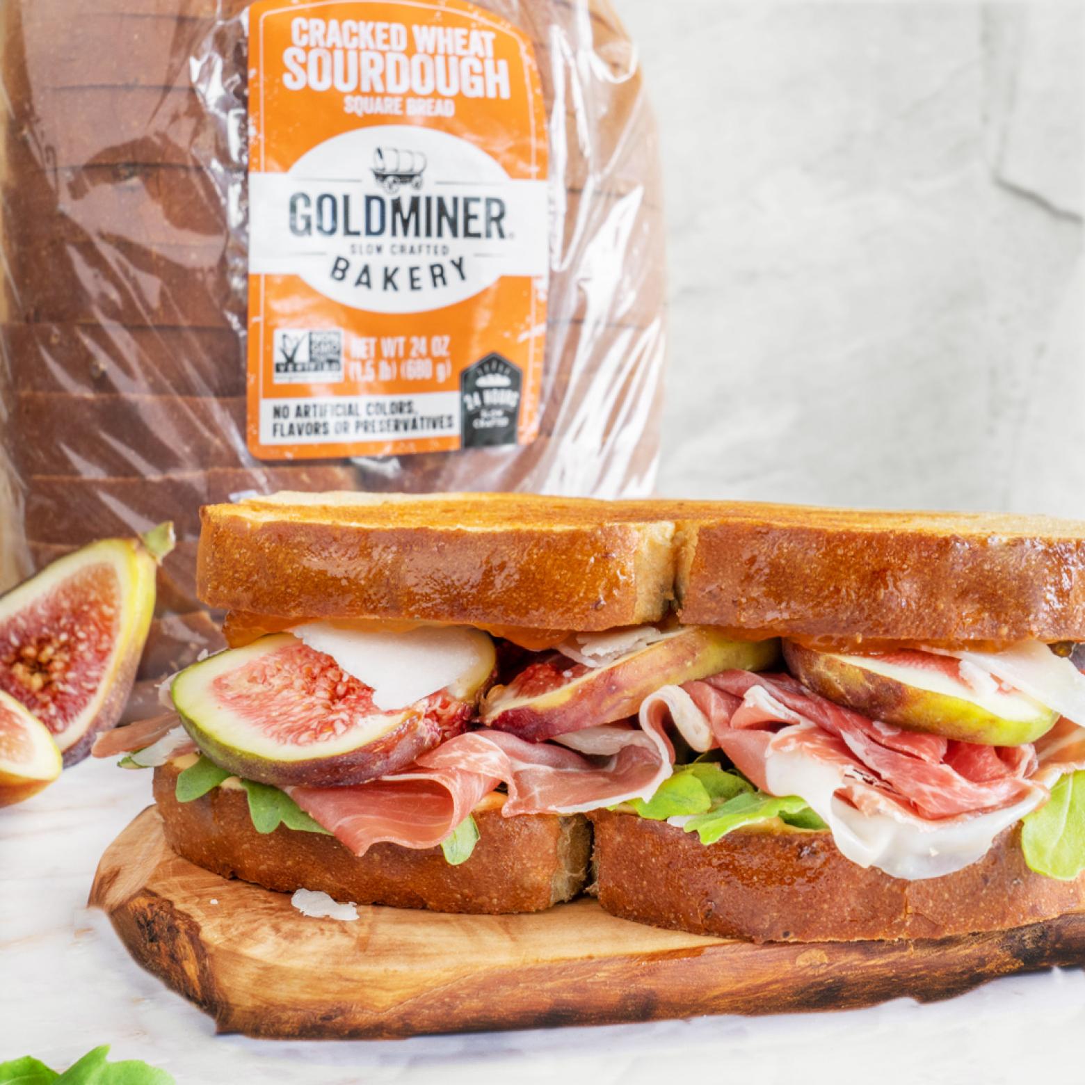 Prosciutto, Fig and Manchego Sandwich Goldminer Bakery